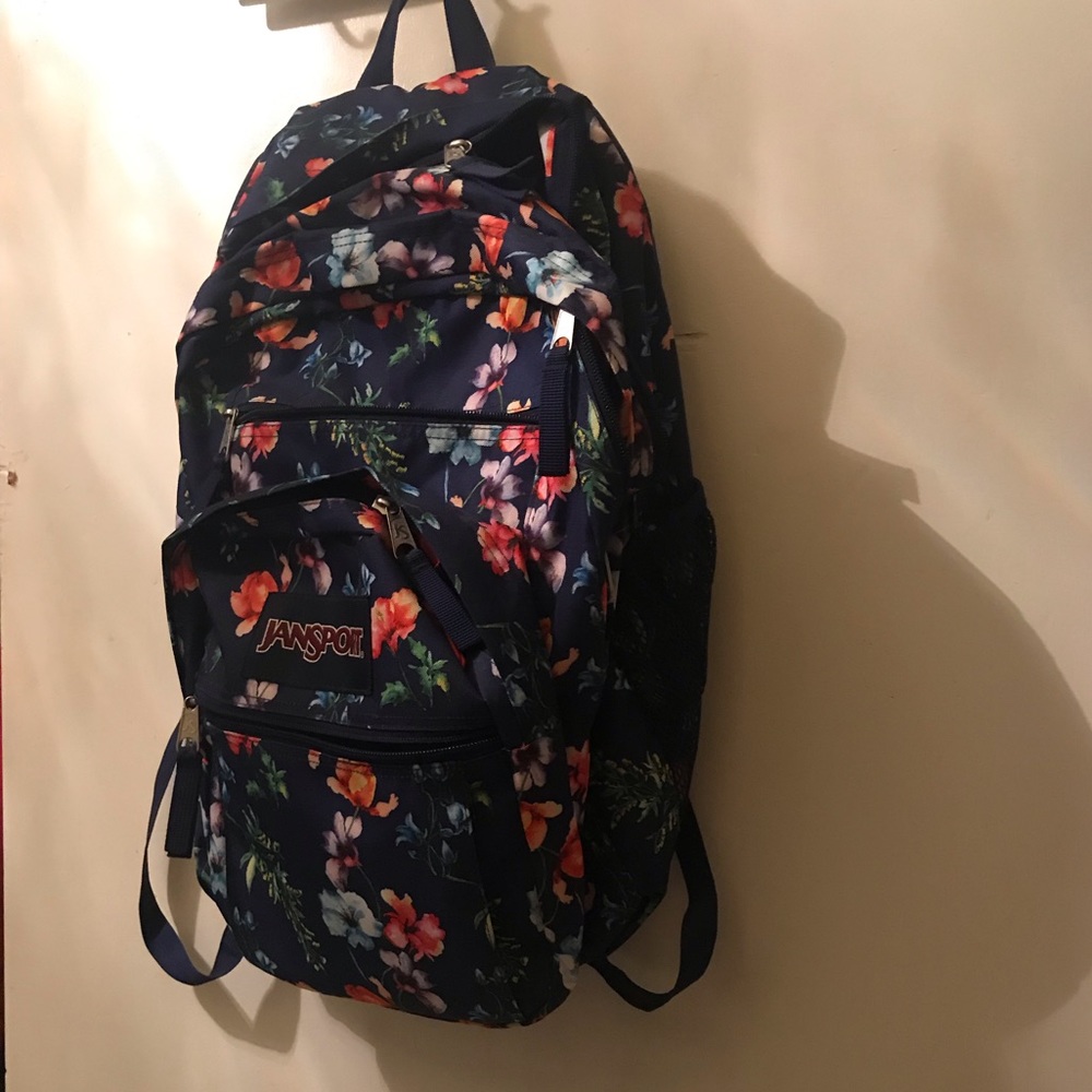 jansport floral backpack